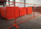 Portable Movable  Temporary Construction Fence Panels Red Coating Color