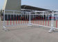 Crowd Control Gates Fixed Leg Pedestrian Barriers Free and Fixed Stand